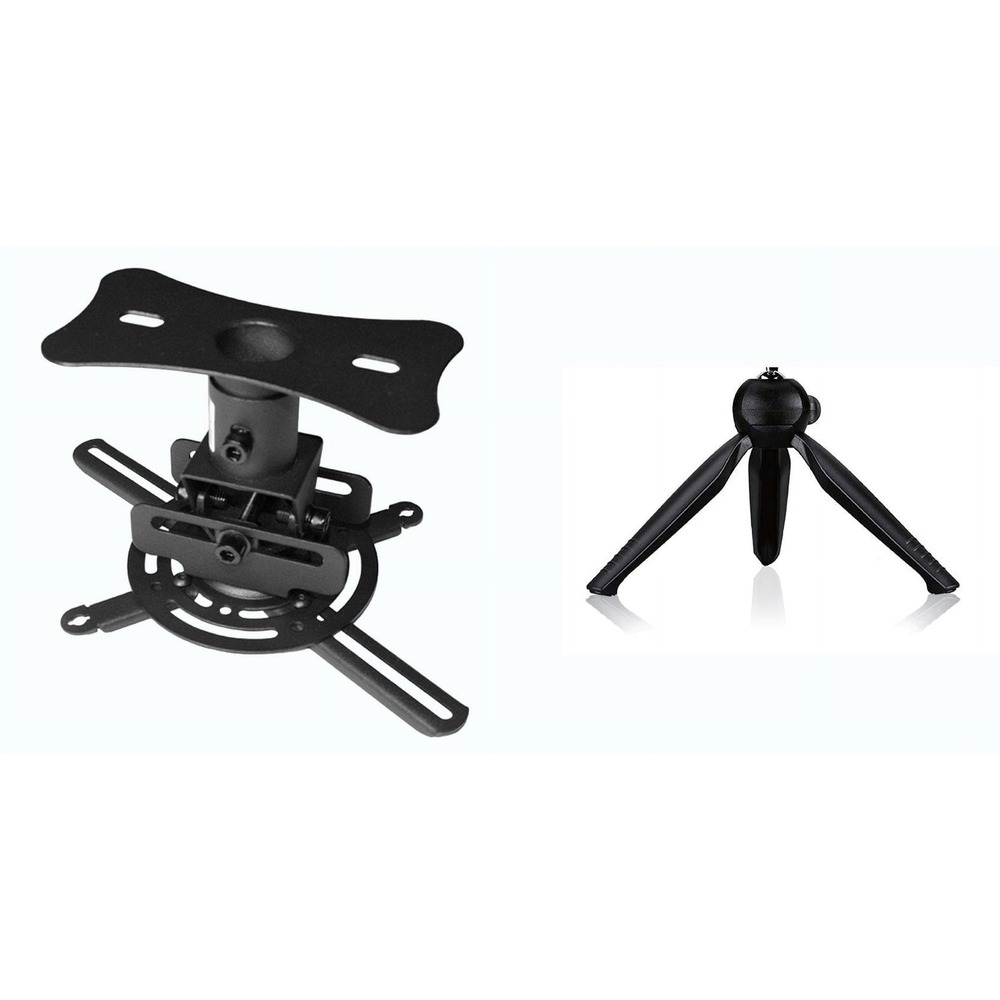 RCA Projector Mount Bundle Unisex OS Black Universal Table Ceiling RPJM030